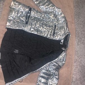 Silver bomber Jacket